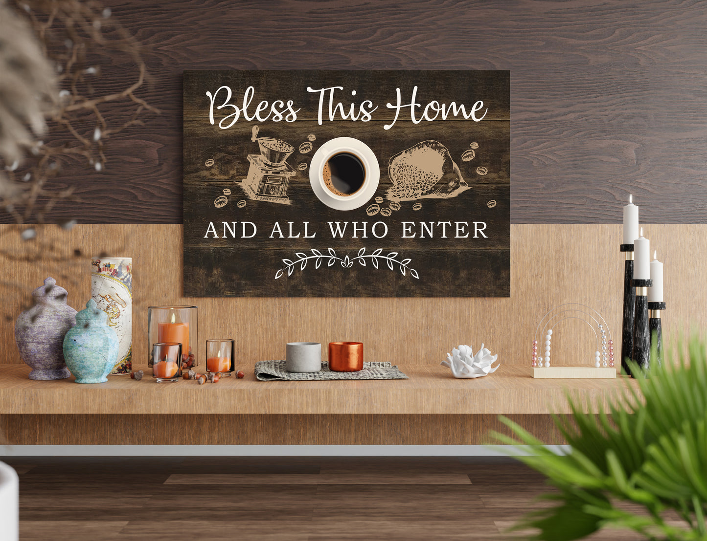 Bless this home sign