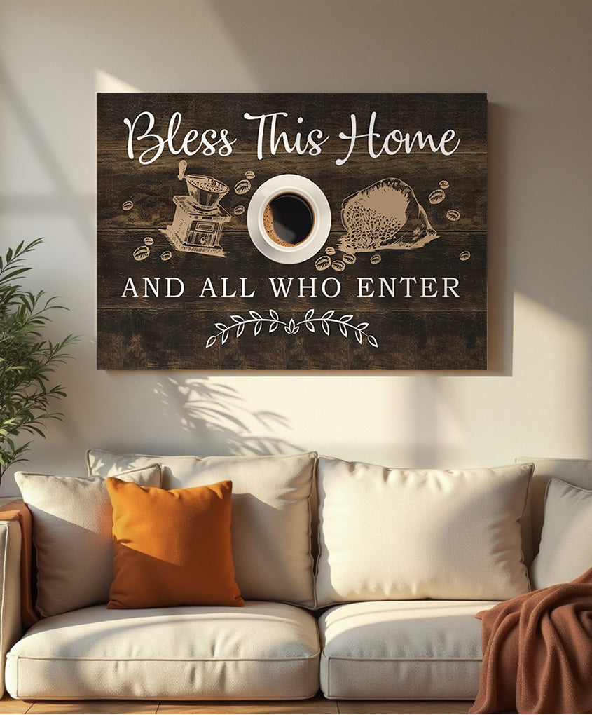 Bless this home sign