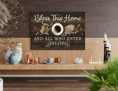 Bless this home sign