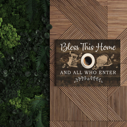 Bless this home sign