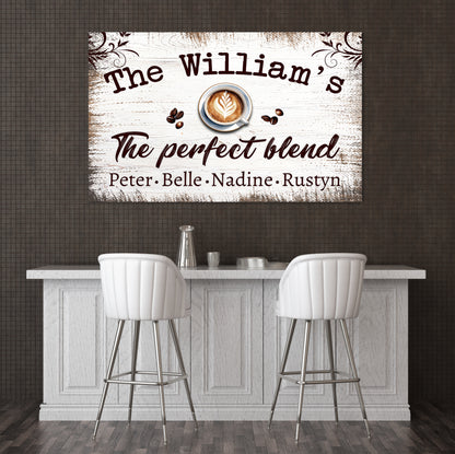 The Perfect Blend Sign