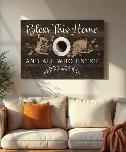 Bless this home sign