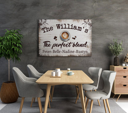 The Perfect Blend Sign